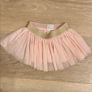 Disney Baby Pink Skirt with Gold Band